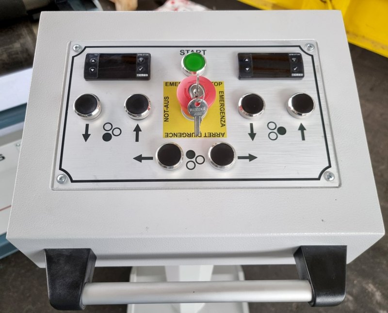 Motorische 3-Walzen Blechrundbiegemaschine MRB-S 1506