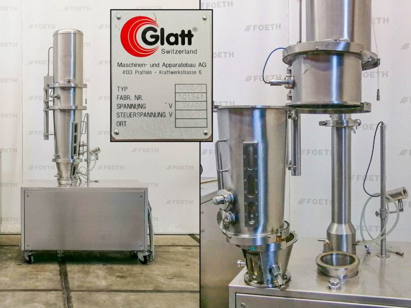 Glatt GPCG/3-15 - Fluid bed dryer batch