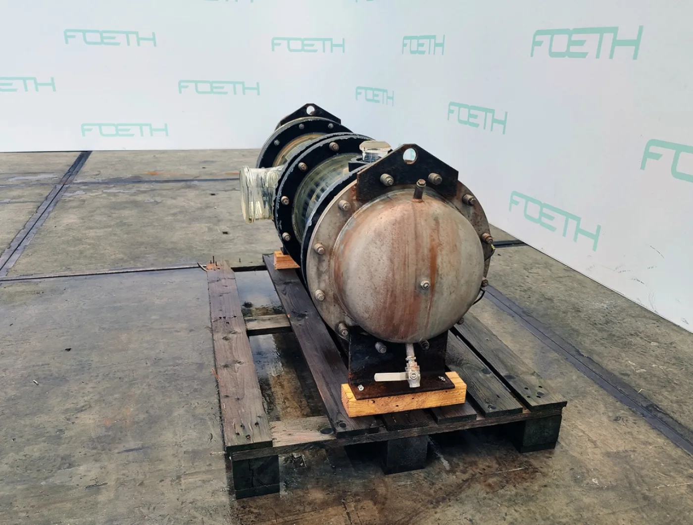 QVF Glasstechnik S-ROB64/300/SH/2/SIC 6,4m² - Shell and tube heat exchanger - 7