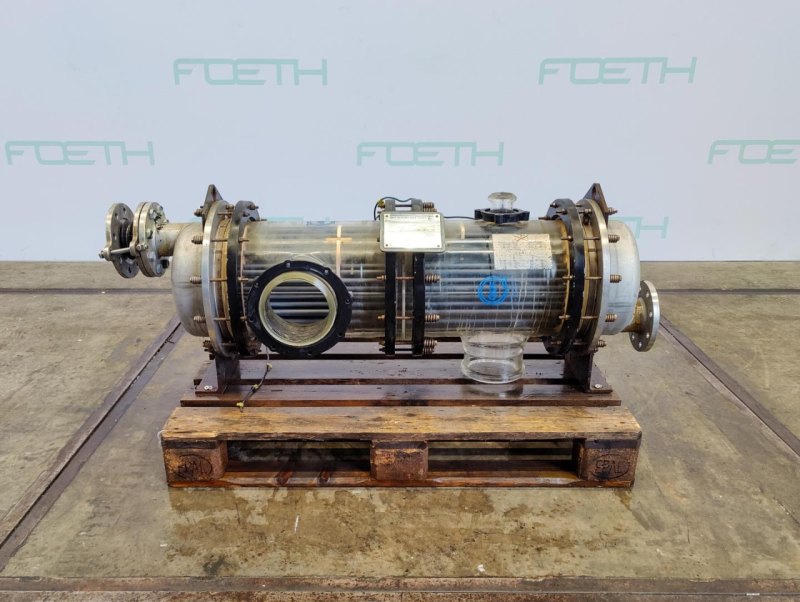 QVF Glasstechnik S-ROB40/300/SH/3SIC - 4 m² - Shell and tube heat exchanger