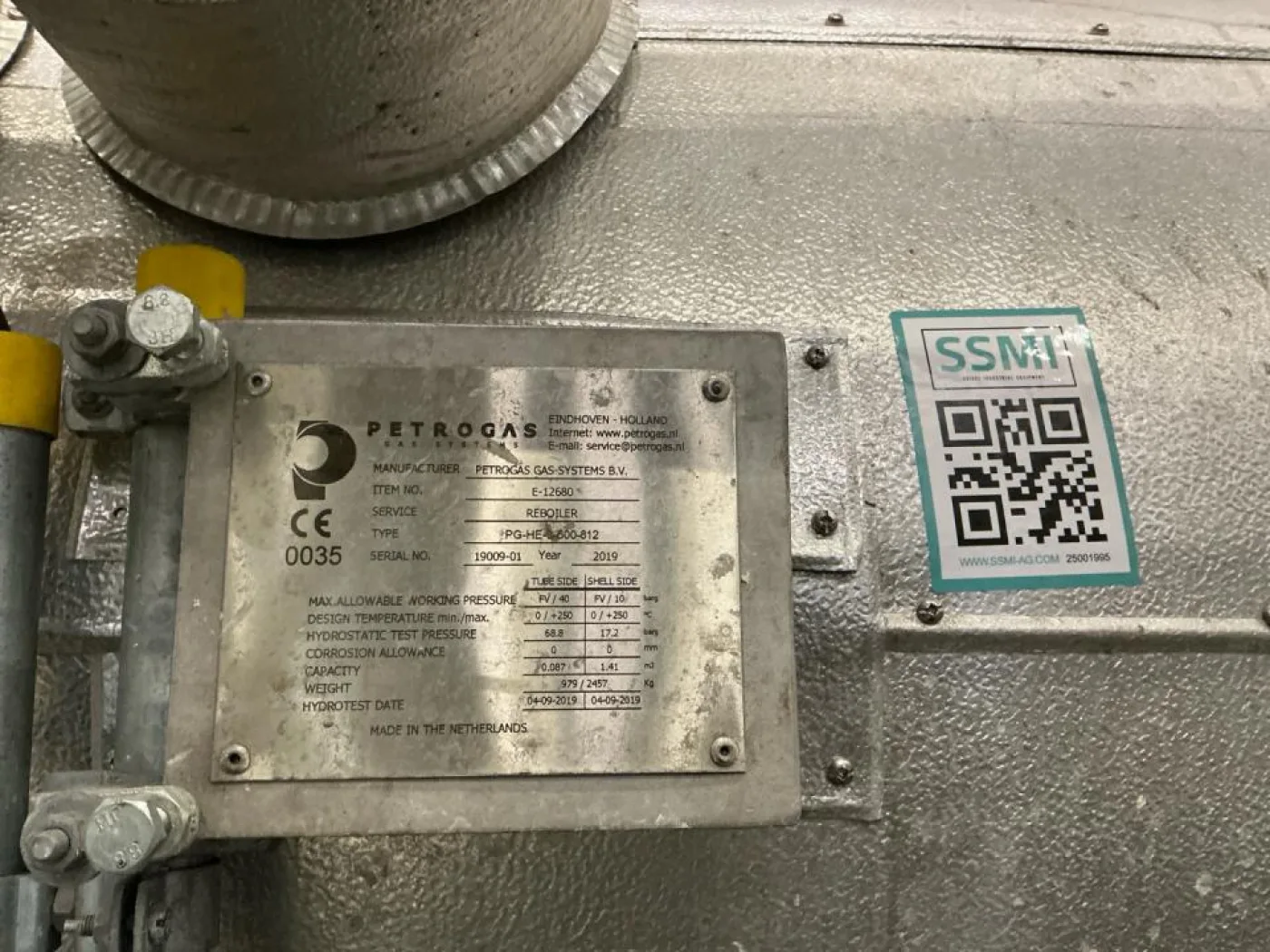 2019 Petrogas ISO-BHET flush reboiler - 3