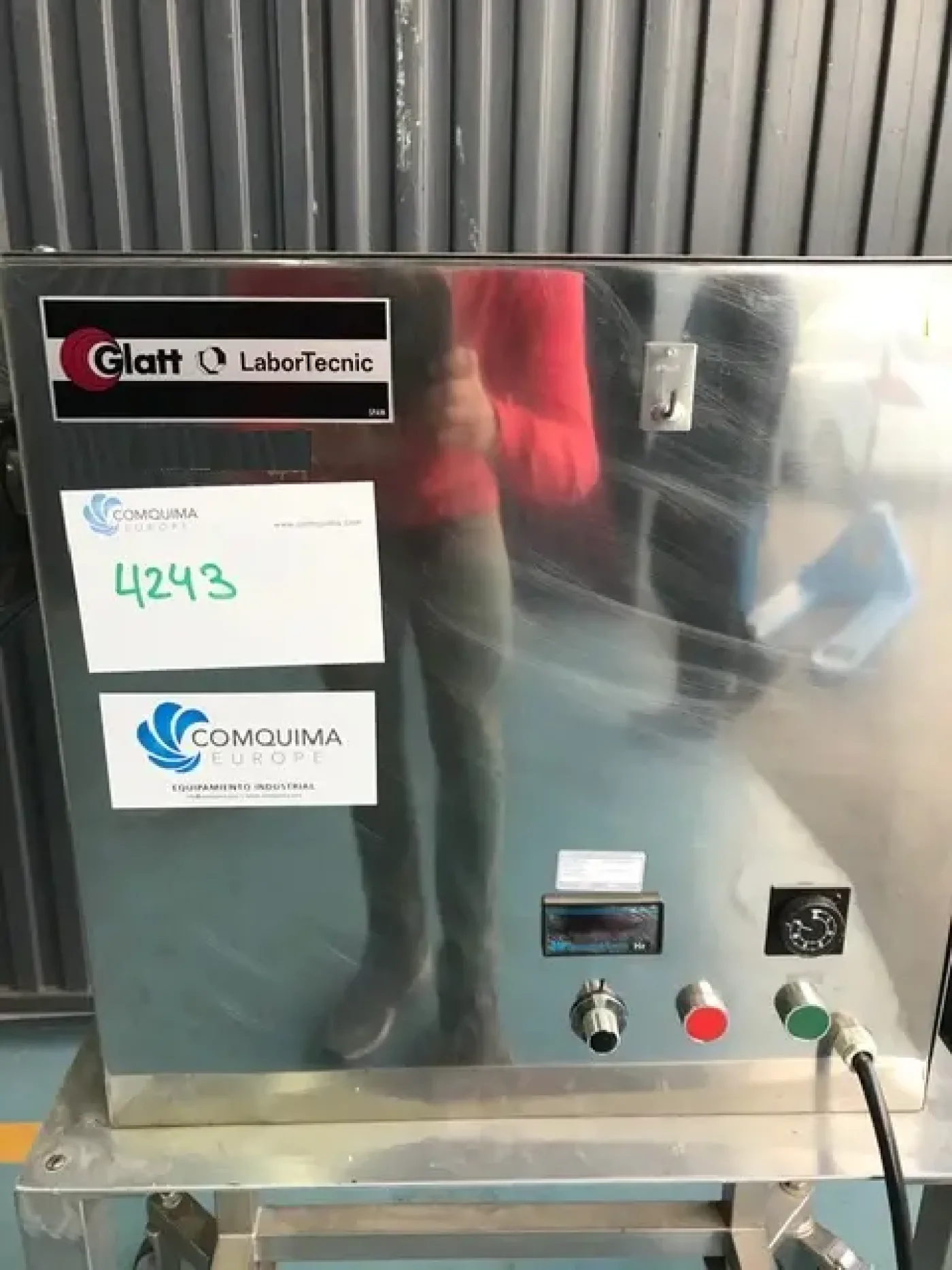USED GLATT LABORTECNIC STAINLESS STEEL BICONO MIXER 30 LITERS - 4