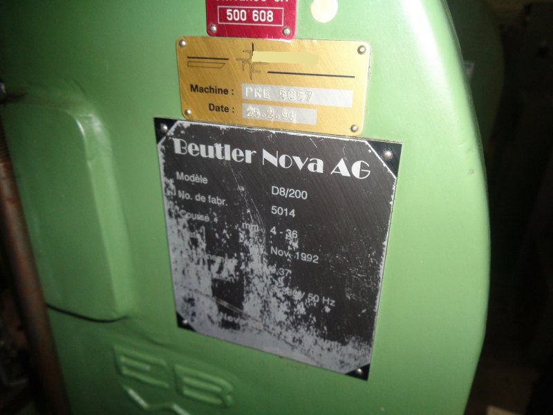 EXZENTER-PRESSE “BEUTLER” D8-200