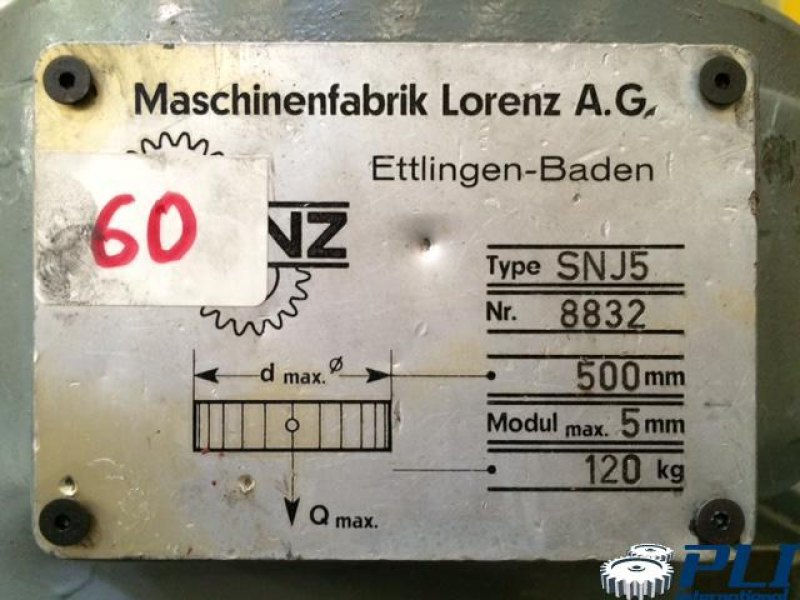 LORENZ SNJ5 knife cutter
