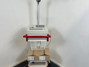 Schiller Cardiovit AT-102 Plus EKG Schreiber & Sauganlage Strässle DT100 inkl. Fahrwagen