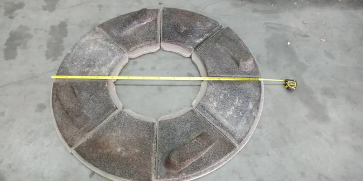 Set of La Parmentiere paunch refiner plates - 1