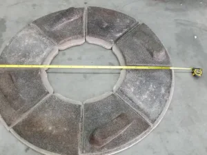 Set of La Parmentiere paunch refiner plates