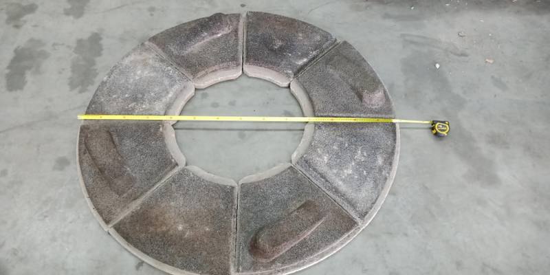 Set of La Parmentiere paunch refiner plates