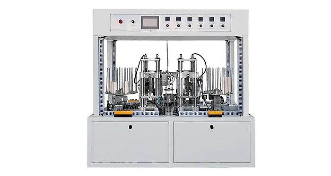 Máquina Formadora de Vasos para Rizar de Estación Doble Inteligente y Automática JDSMSTB-C - 1