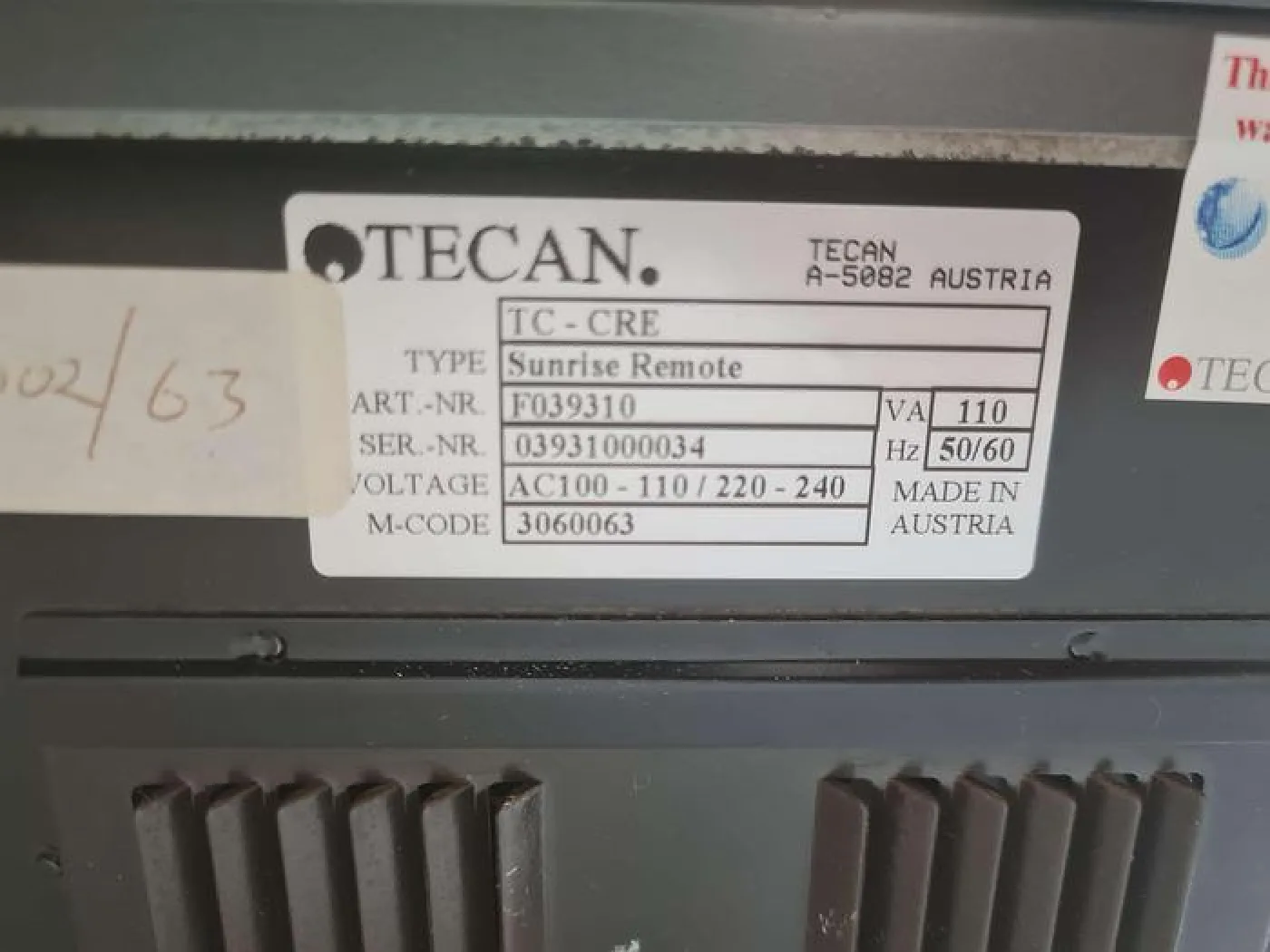 Tecan Sunrise Microplate Reader - 7