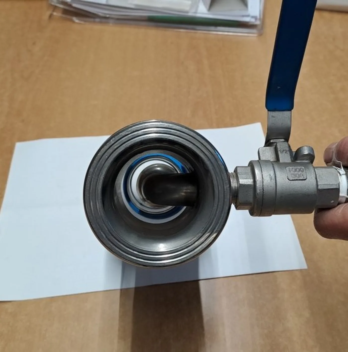 VENTURI TUBE WITH INSPECTION GLASS AND POROUS CANDLE, SECOND HAND MACHINE - 4