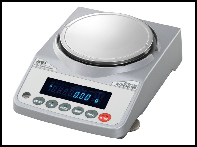 A&D FX-2000iWP Precision 2-Place Balance