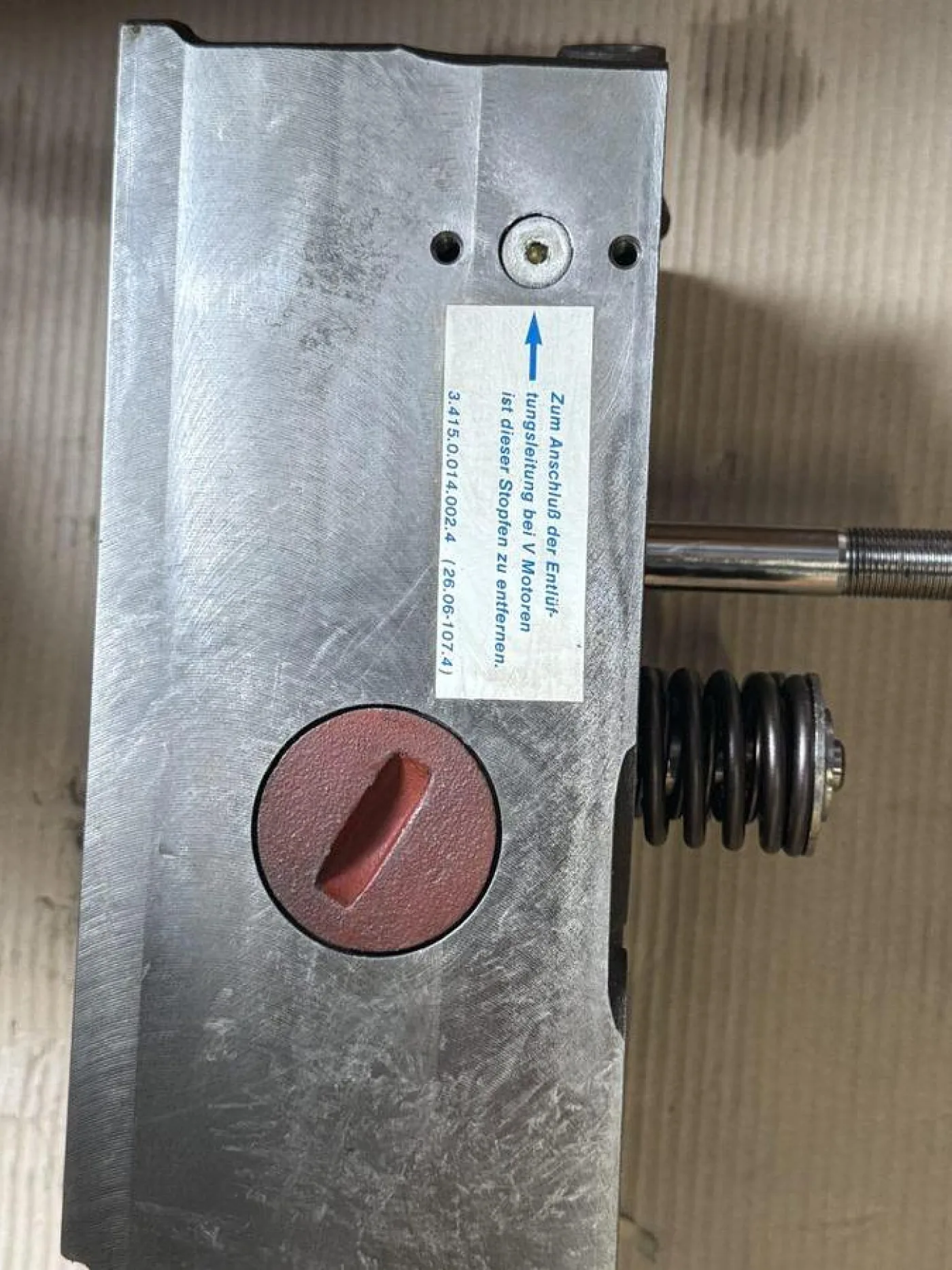 NEW CYLINDER HEAD MWM 518 P/N 1205 2875 - 7