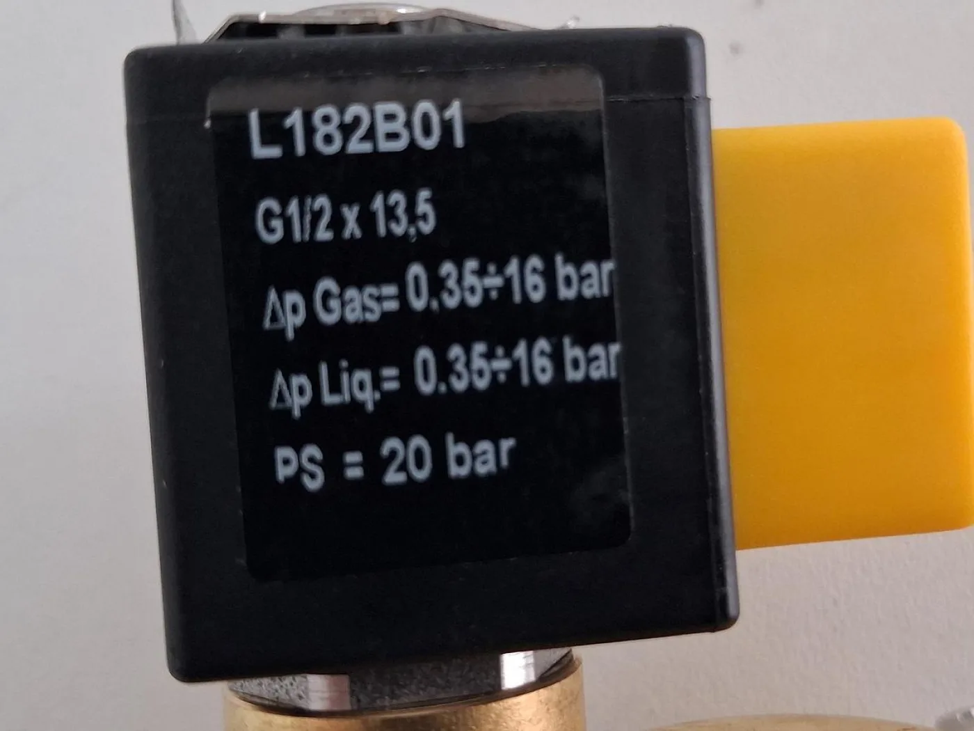 Sirai L182B01 Magnetventil G1/2 Messing - 3