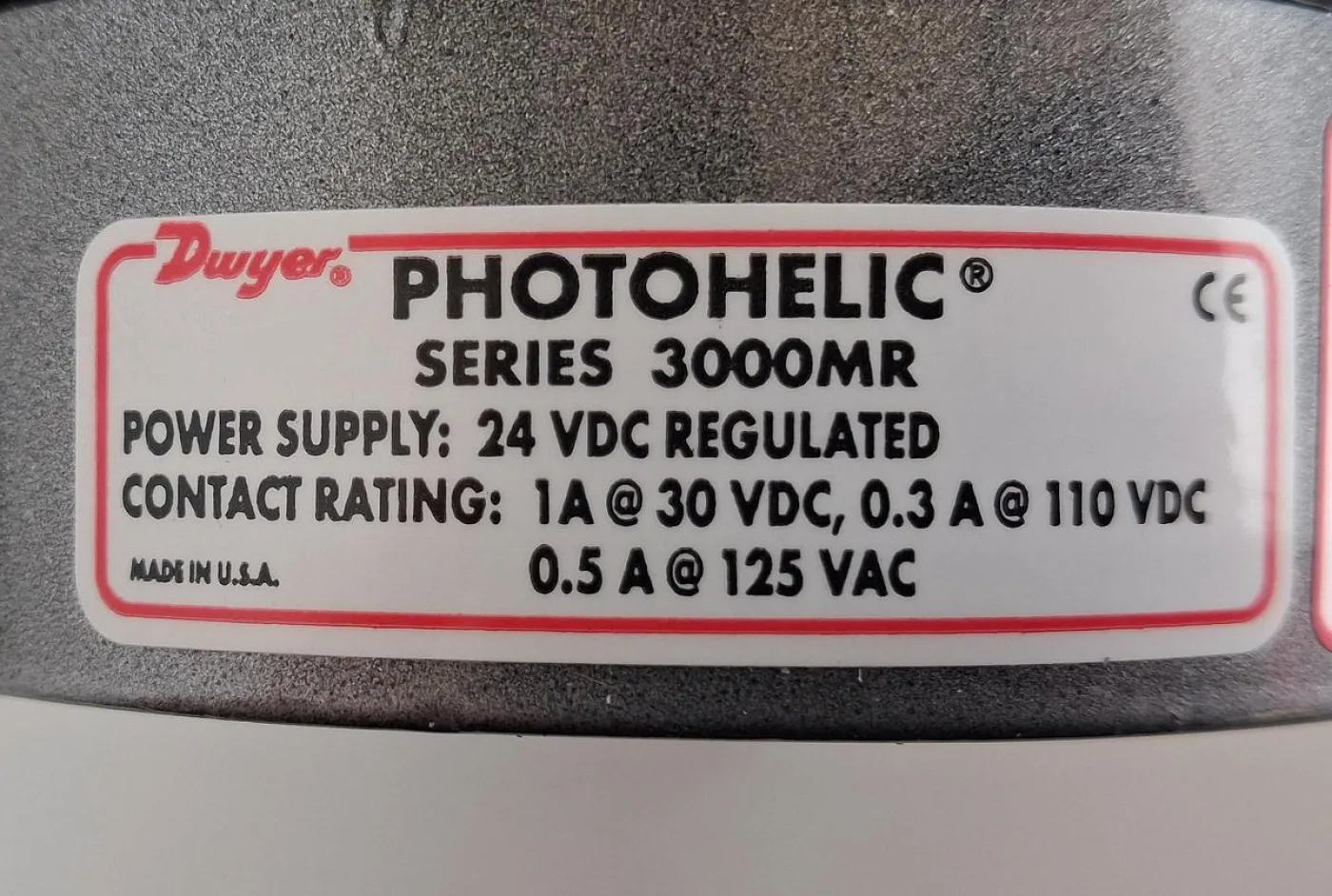 Dwyer Photohelic Series 3000MR Druckschalter mit Anzeige - 7