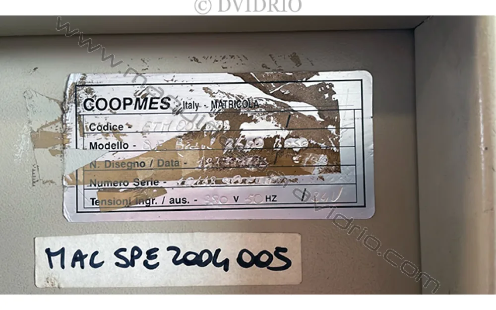 MESA DE CORTE PARA VIDRIO MONOLITICO COOPMES