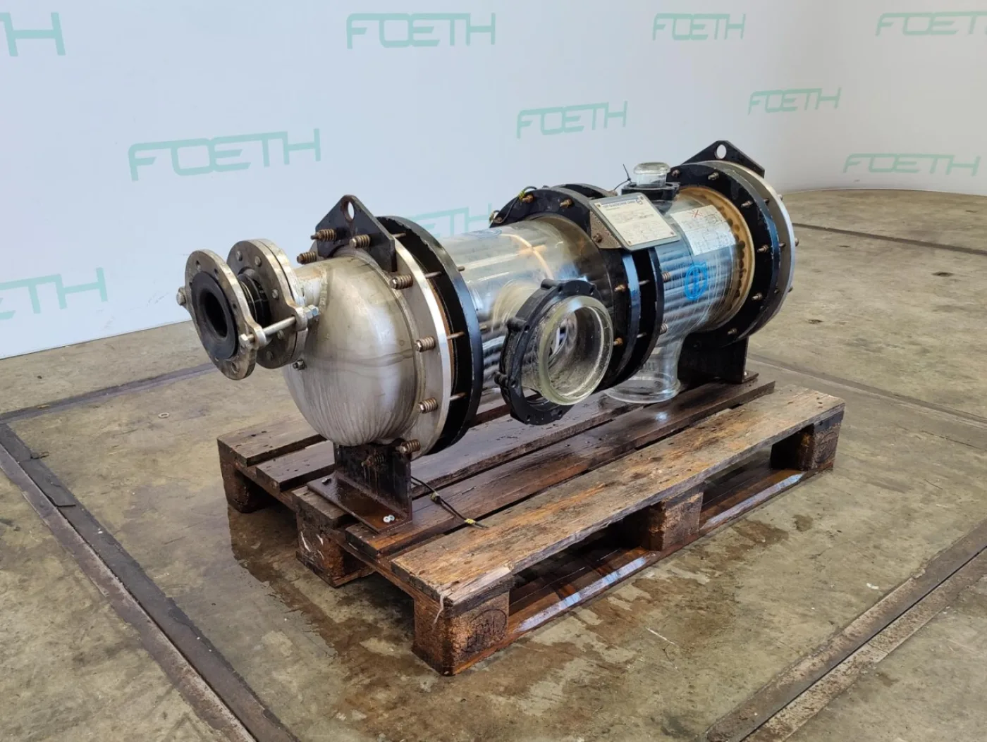 QVF Glasstechnik S-ROB40/300/SH/3SIC - 4 m² - Shell and tube heat exchanger - 2