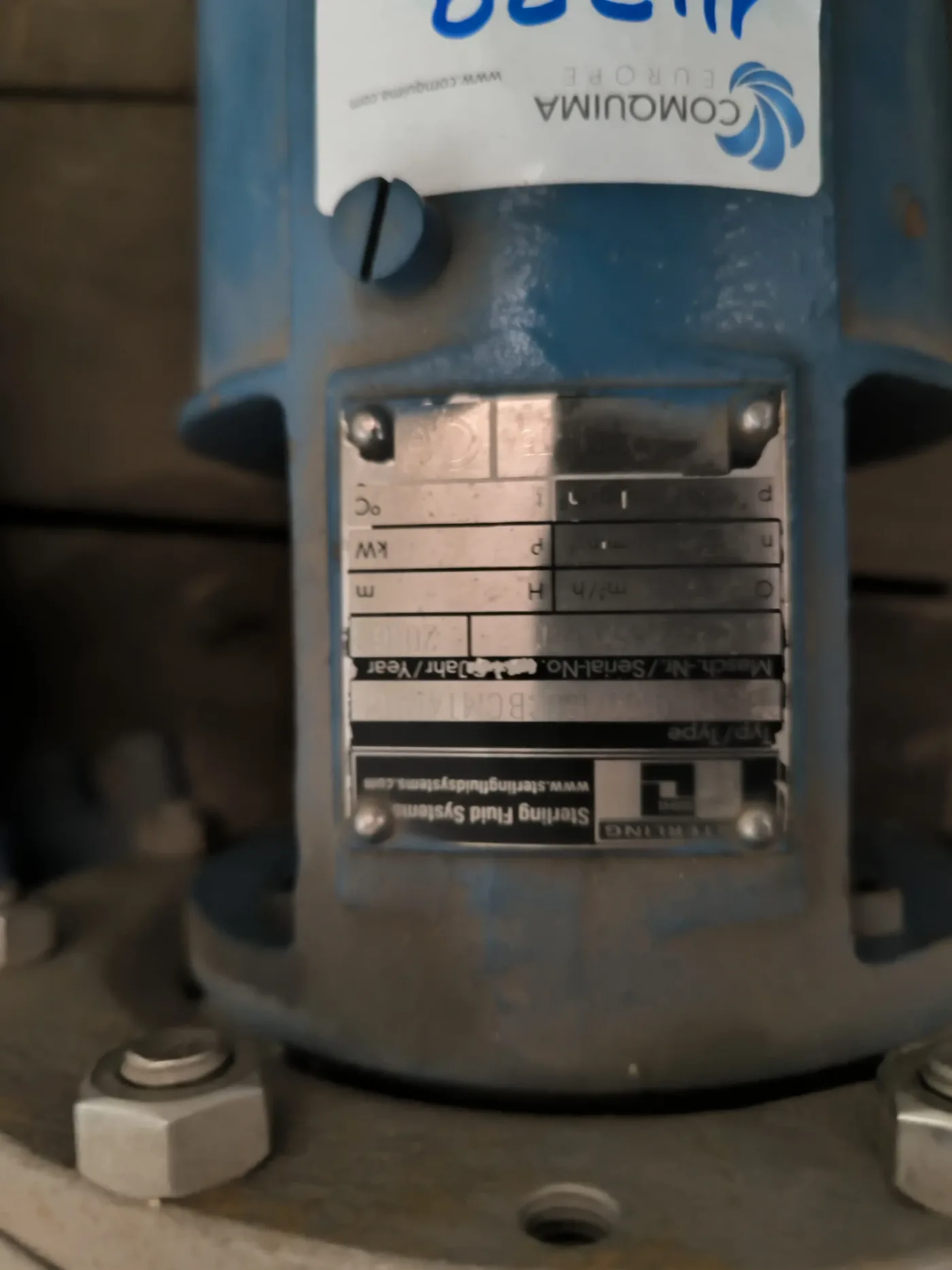 CENTRIFUGAL PUMP HEAD STERLING SIHI CBSD 04160-160 CBCMT4 - 4