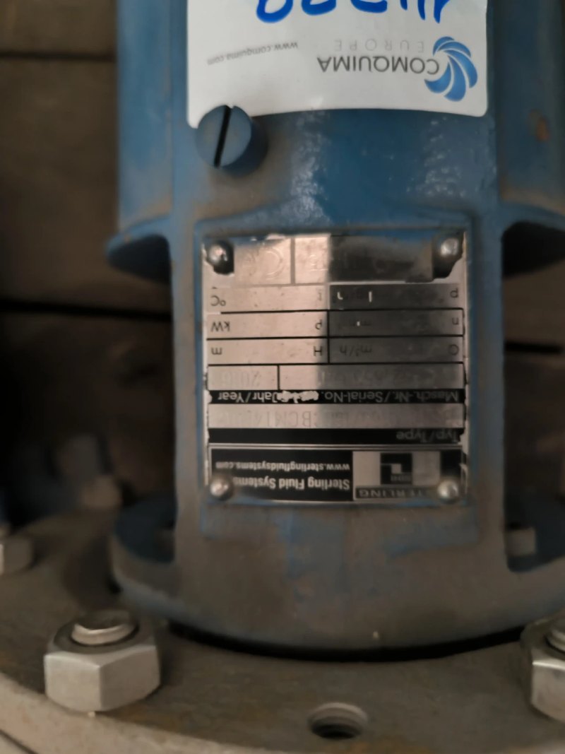 CENTRIFUGAL PUMP HEAD STERLING SIHI CBSD 04160-160 CBCMT4