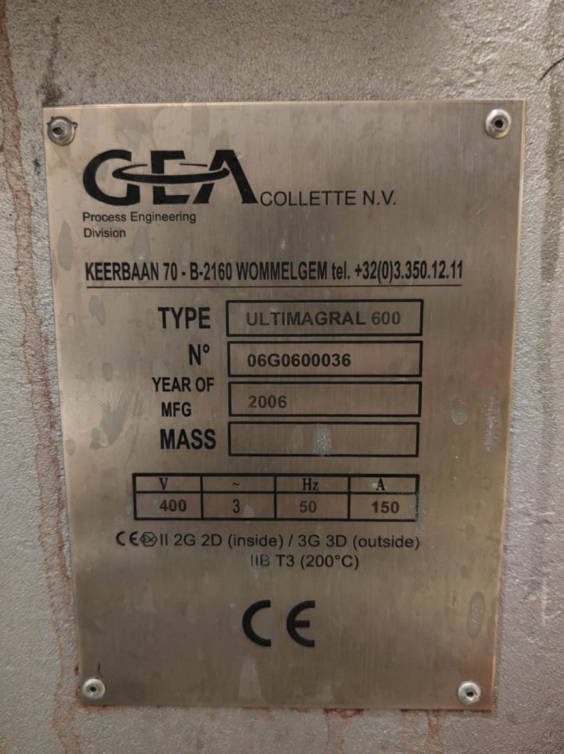 Collette Ultima Gral 600 - Universal mixer