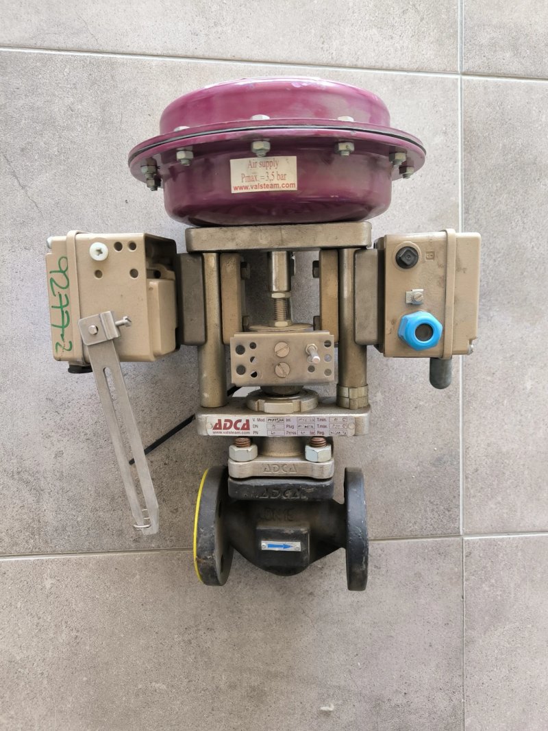 PROPORTIONAL CONTROL VALVE ADCA DN15 PN40 ATEX WITH SAMSON 4746 LIMIT SWITCH