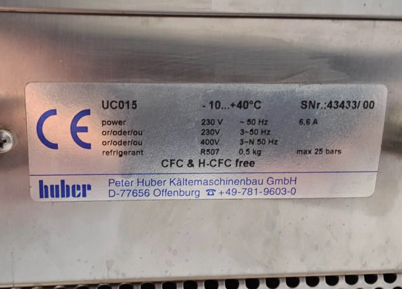 Huber polystat CC1 UC015 - Temperature control unit - 4