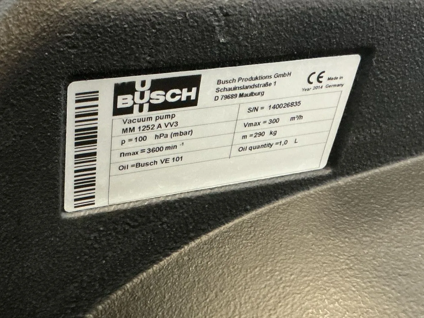 Busch MM 1252 AV - Vacuum pump - 2