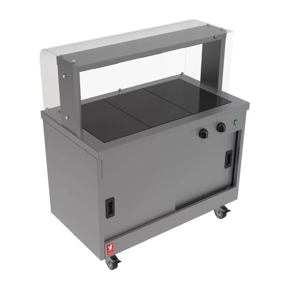 Falcon Hot Cupboard Servery Counter FC3-S - islandcatering