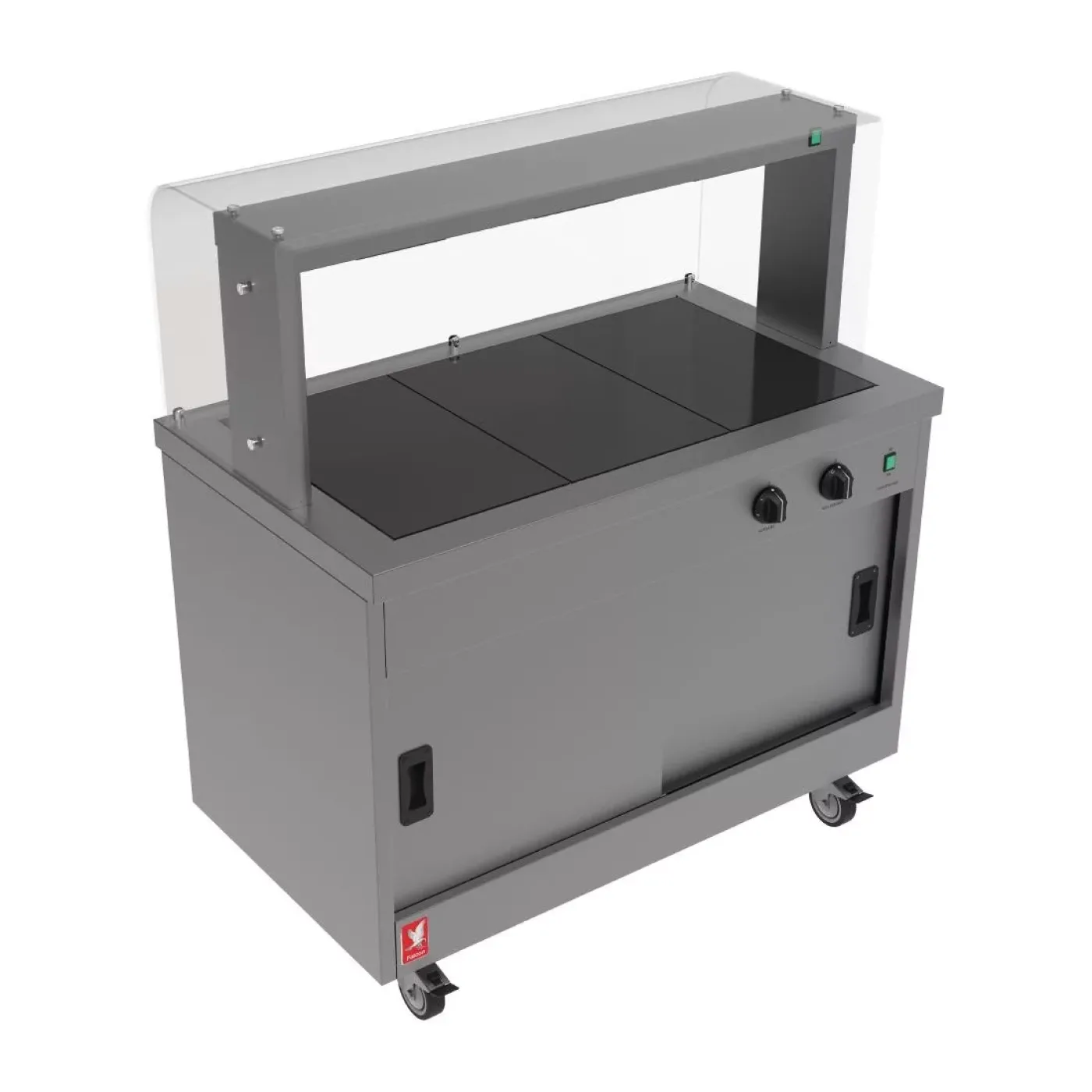 Falcon Hot Cupboard Servery Counter FC3-S - islandcatering - 1