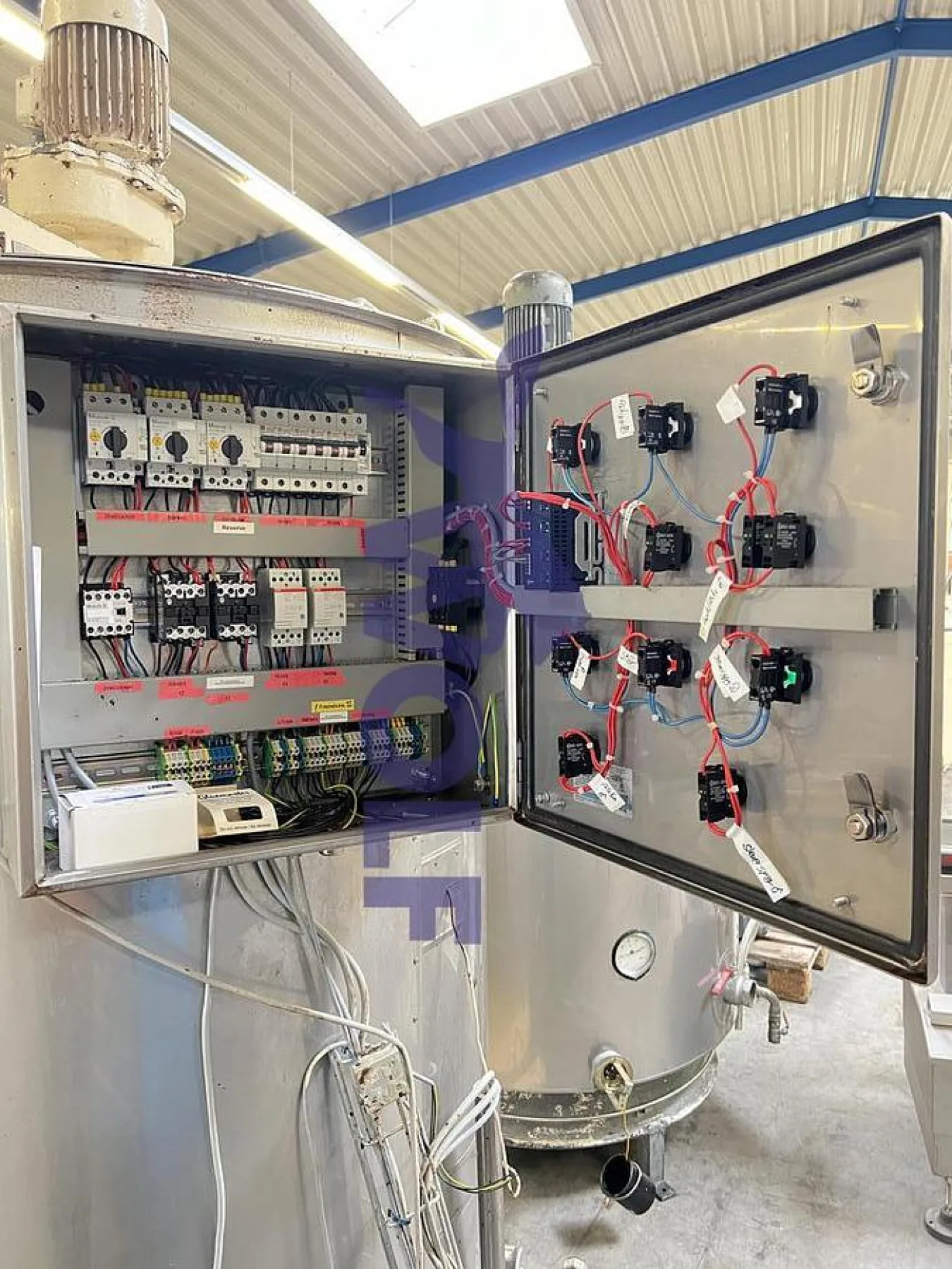 Rührwerksbehälter SOLLICH - mit ca. 1.000 kg Inhalt. - 2