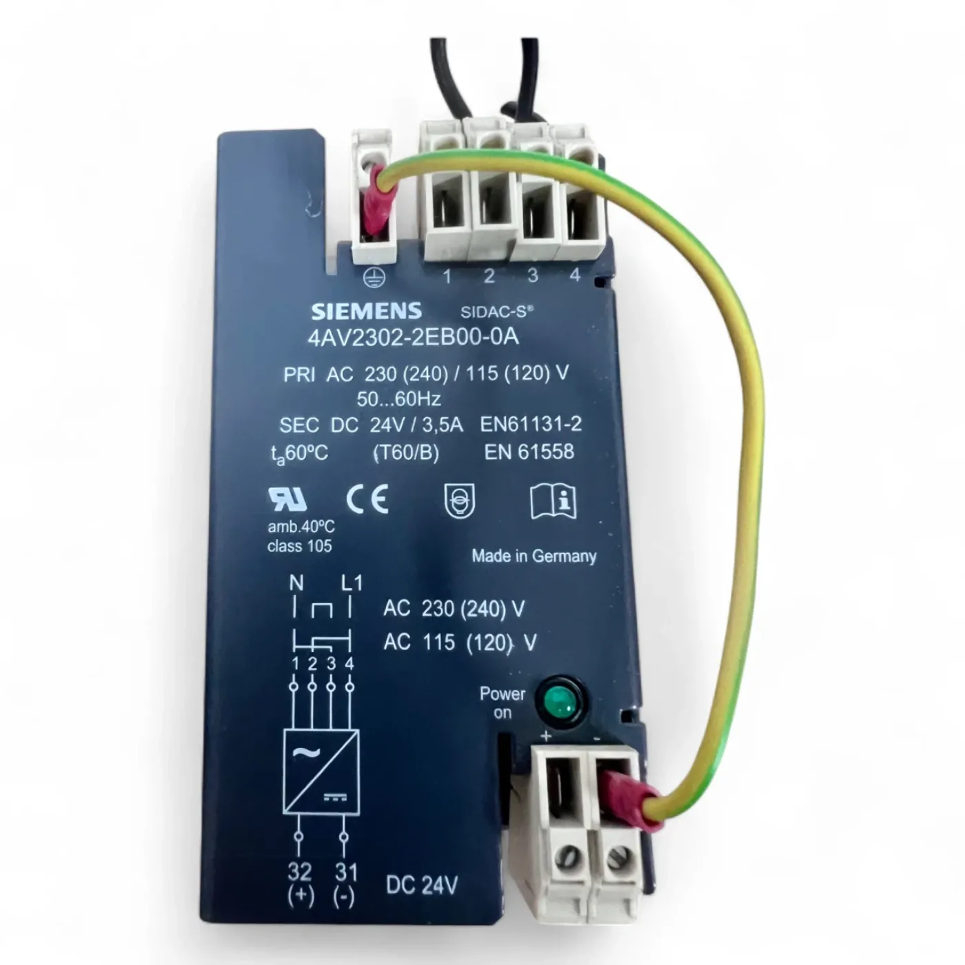 Siemens SIDAC-S Netzteil 24 V DC 3,5 A Art.-Nr. 4AV2302-2EB00-0A - 4