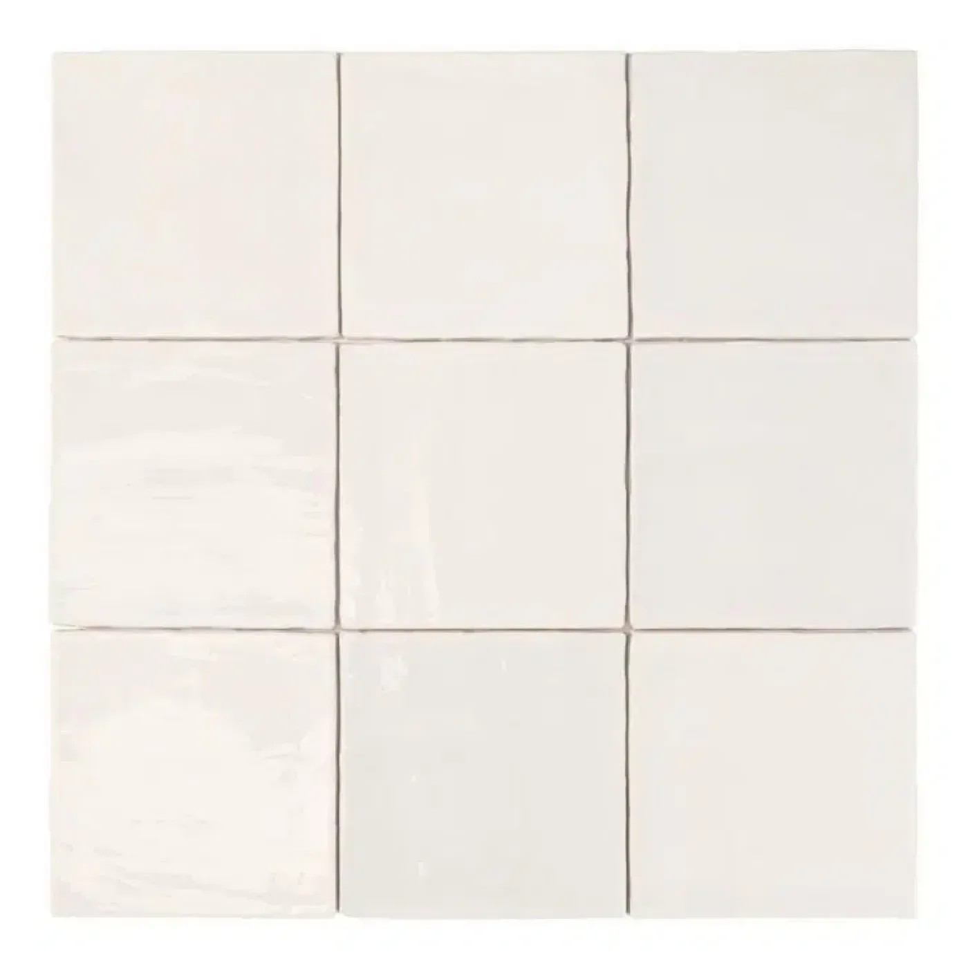 Sero Blanco 10MM Blanco decor tegel glanzend 15x15 cm - 1