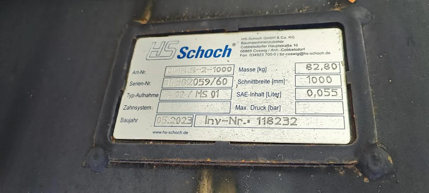 HS Schoch hydraulischer Böschungslöffel - 6