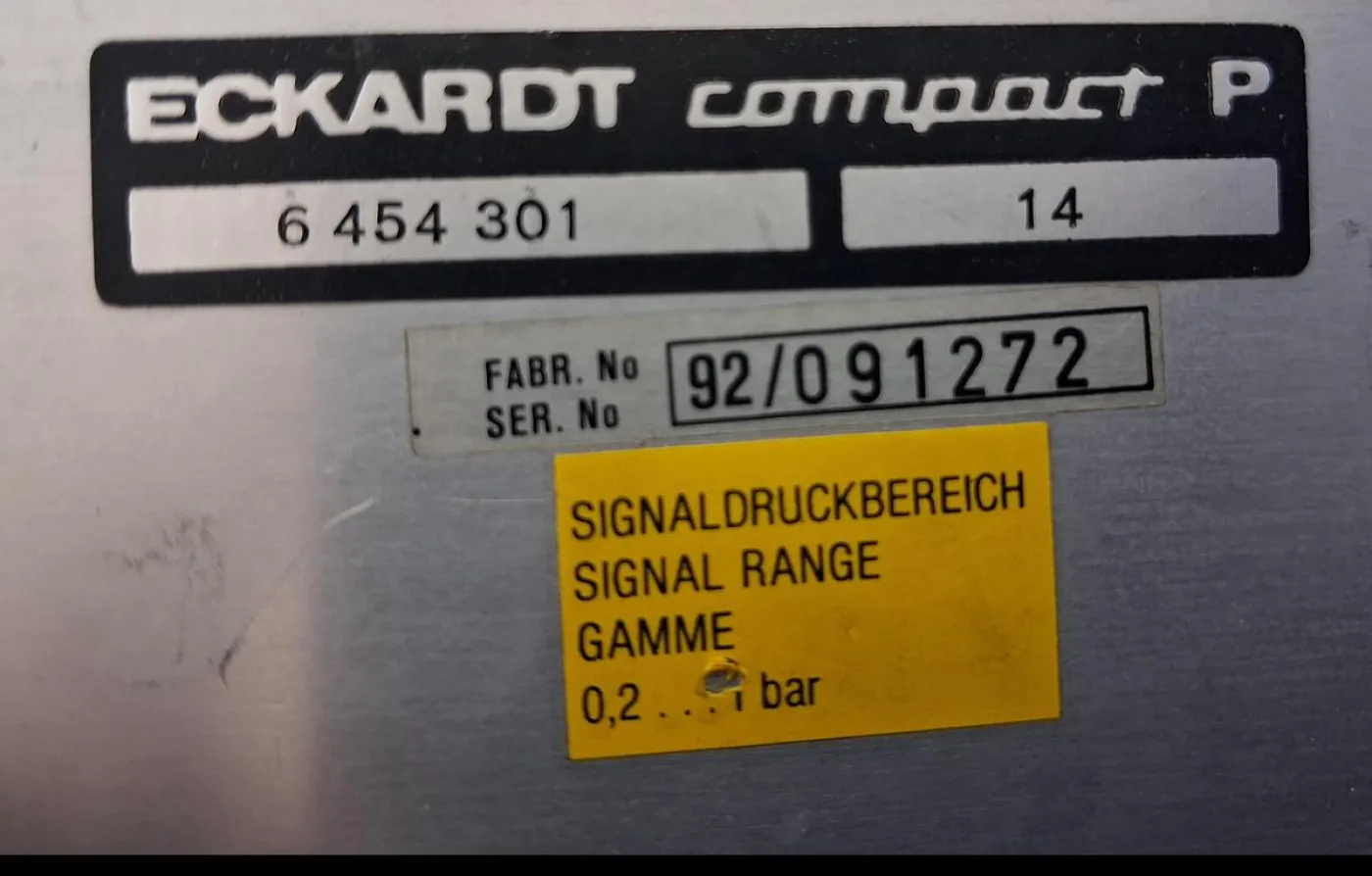Eckardt Compact P 6454300 Pneumatischer Signalumformer - 7