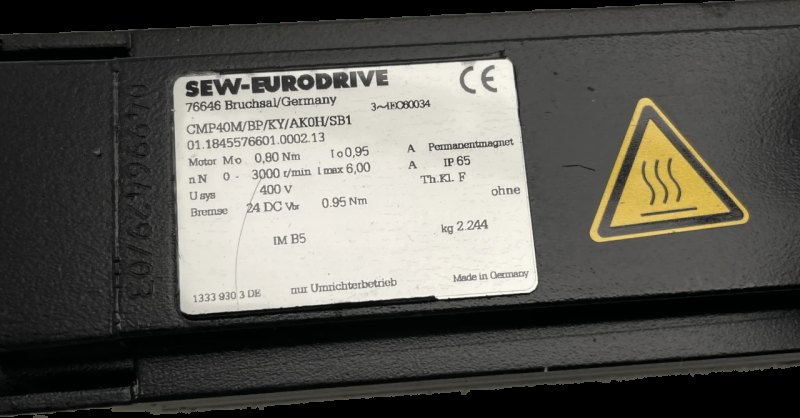 SEW-Eurodrive Servomotor CMP40M/BP/KY/AK0H/SB1