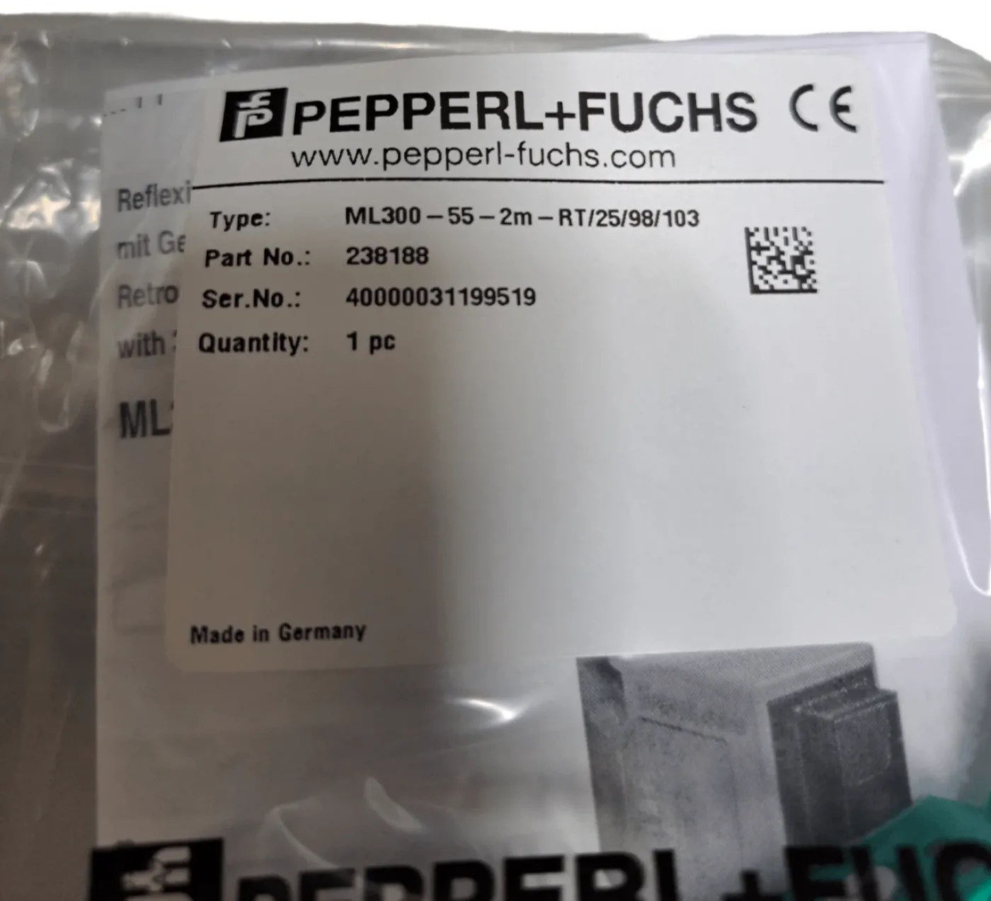 Pepperl+Fuchs ML300-55-2m-RT/25/98/103 - 2