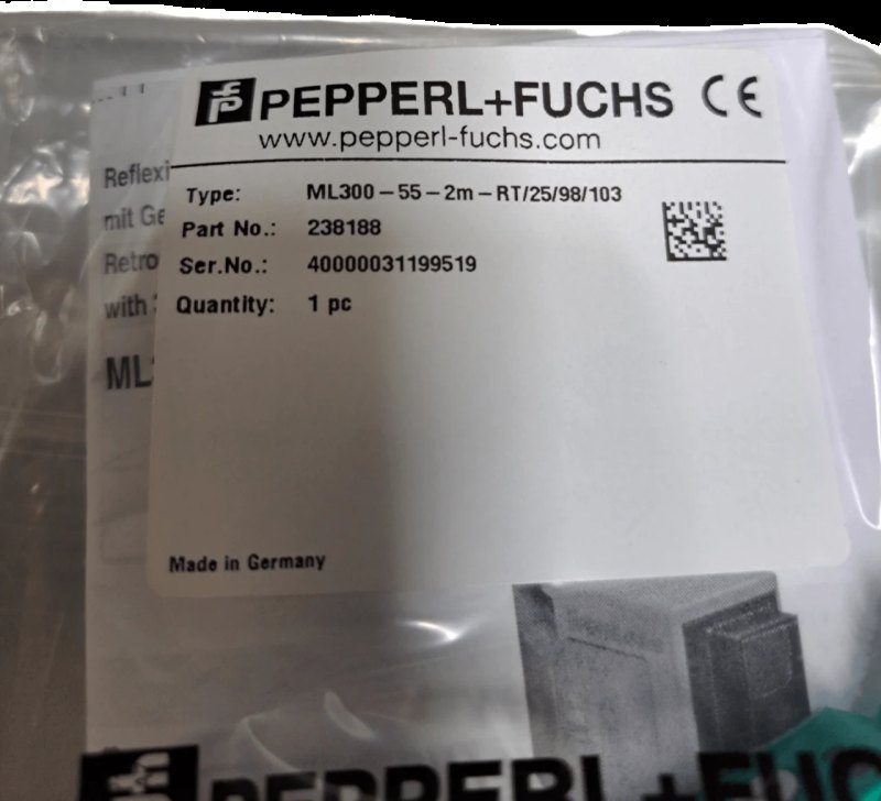 Pepperl+Fuchs ML300-55-2m-RT/25/98/103