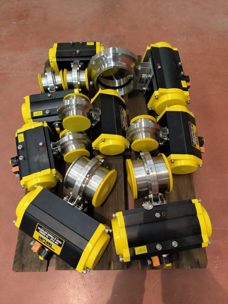 SOLENOID BUTTERFLY VALVE TOP LINE TS127 ATEX