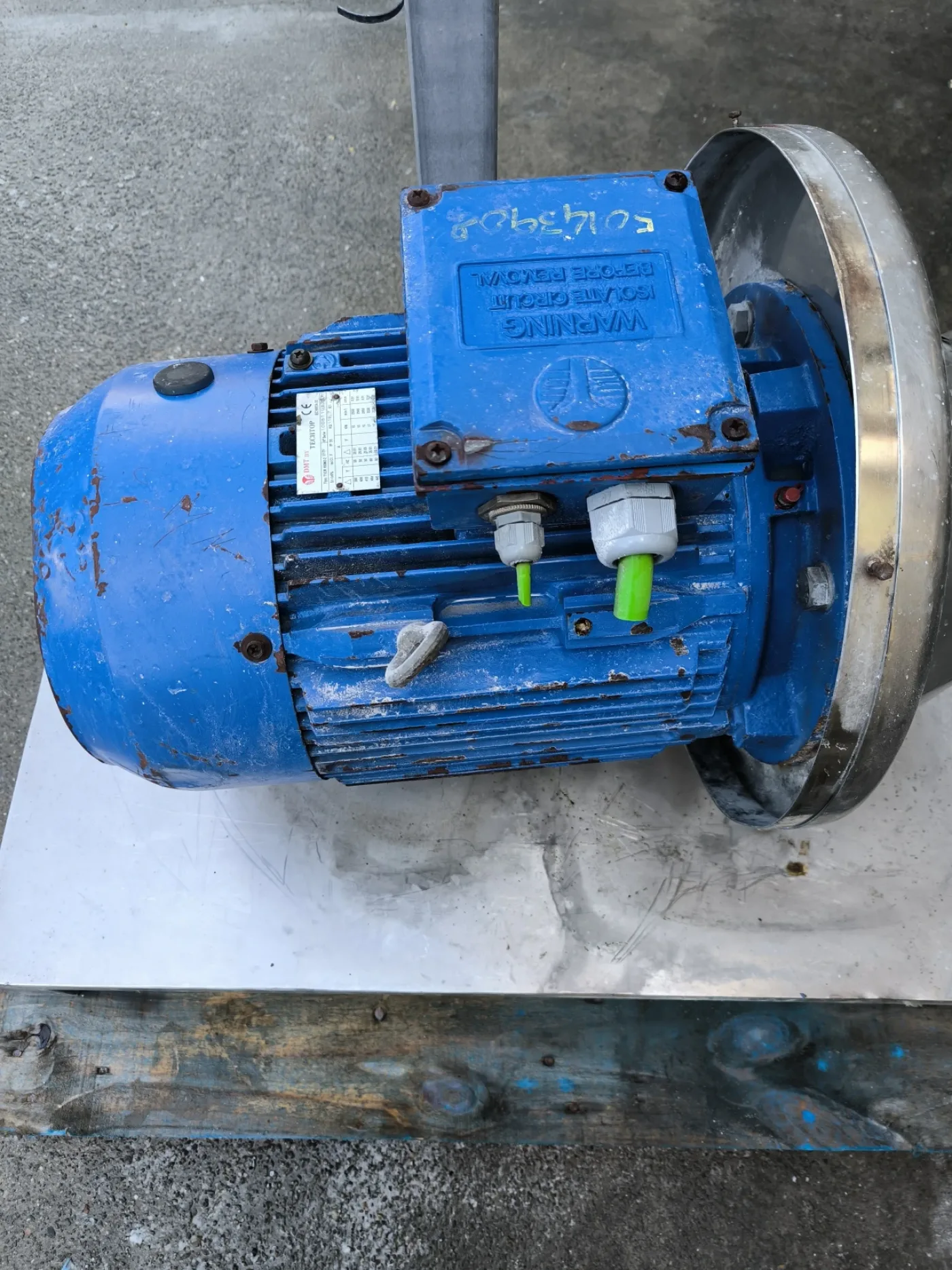 CENTRIFUGAL PUMP INOXPA S-38G 15 KW 80 M3/H - 3