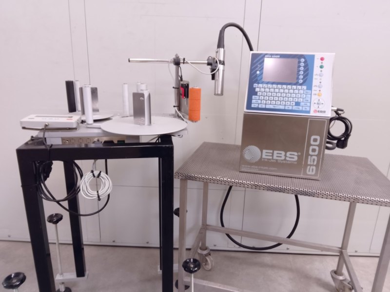 ETICHETTATRICE CON STAMPANTE INKJET – EBS – MOD.EBS-6500