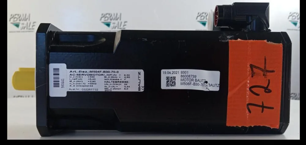 Bautz AC-Servomotor M-504FB30-70-0