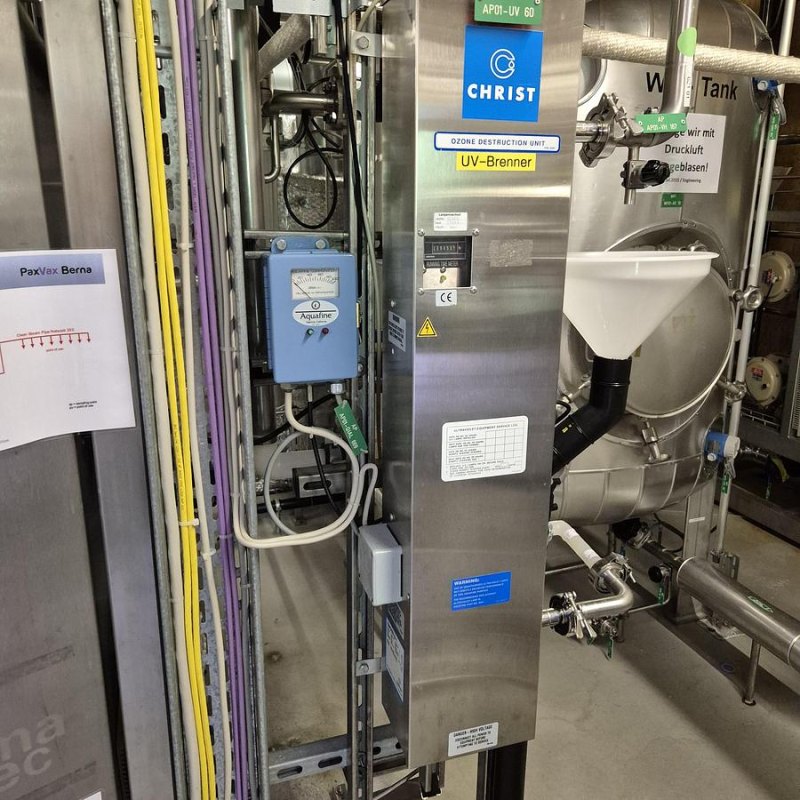 Christ/ Pharmatec Reindampf- und Destillationsanlage Destille 600