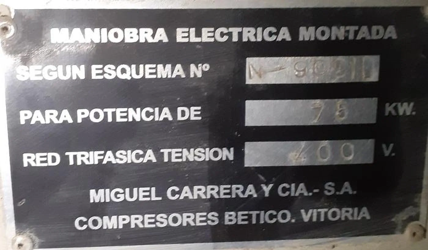Compressor BETICO 75kw - 3