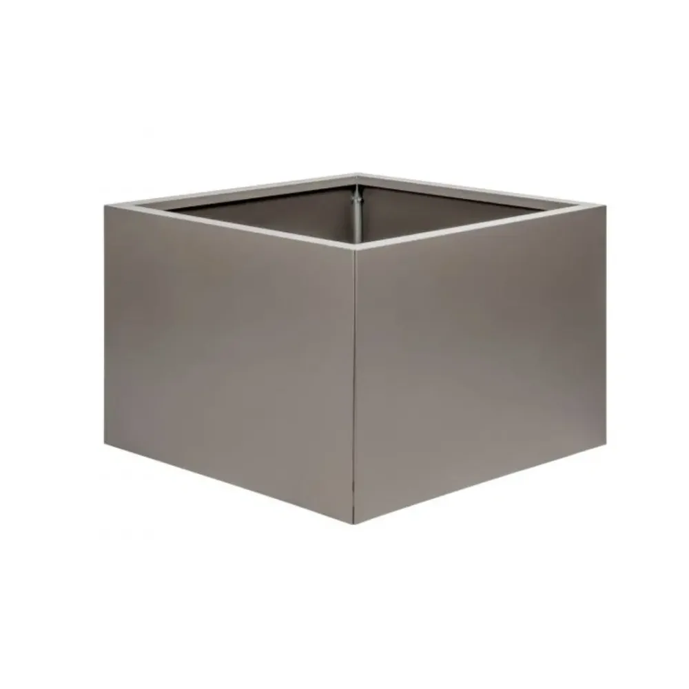 Bloembak Vlak Taupe - 60 cm hoog