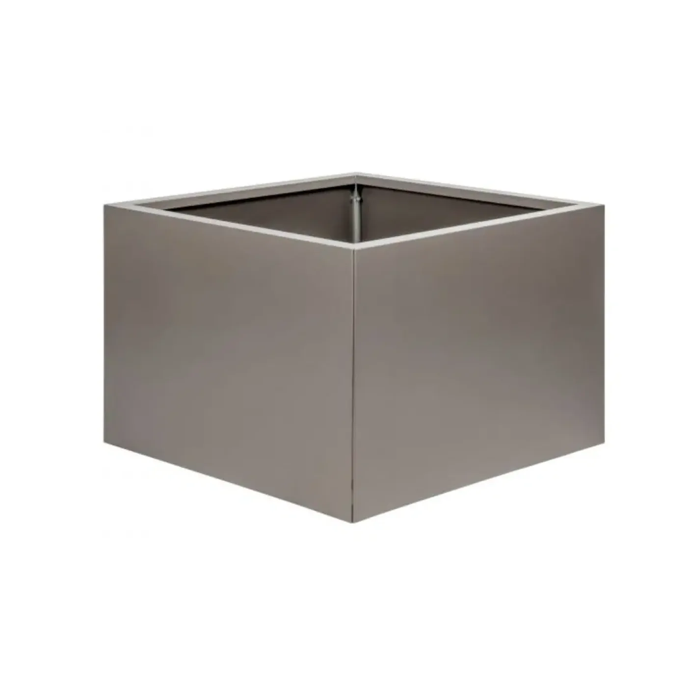 Bloembak Vlak Taupe - 60 cm hoog - 1