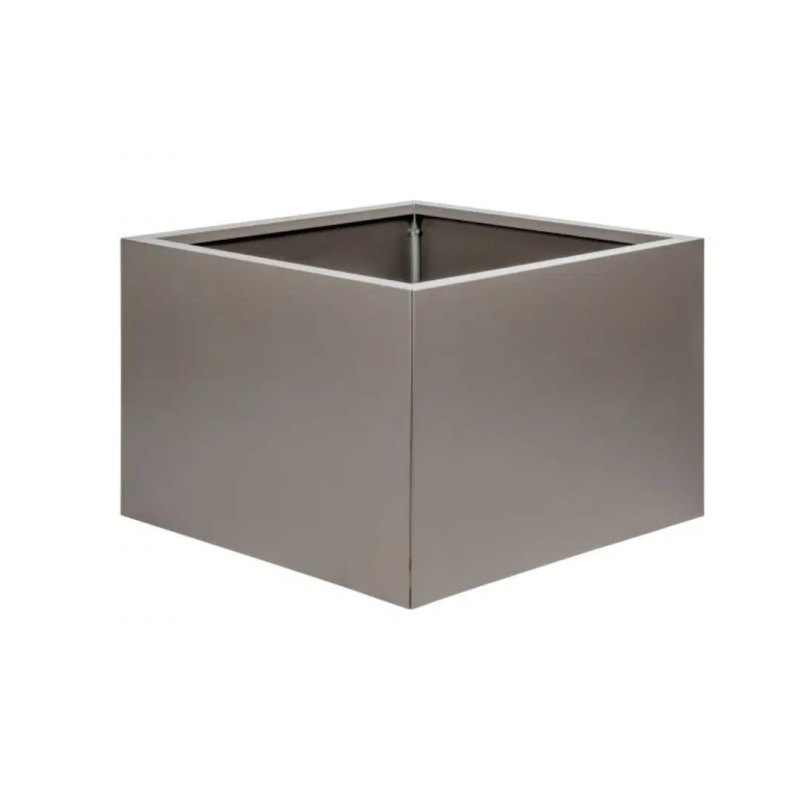 Bloembak Vlak Taupe - 60 cm hoog