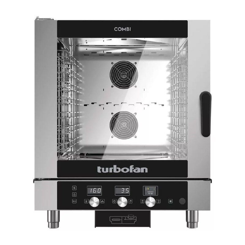 Blue Seal Turbofan 7 Grid Touch Control Combi Oven with Auto Wash EC40D7 - islandcatering