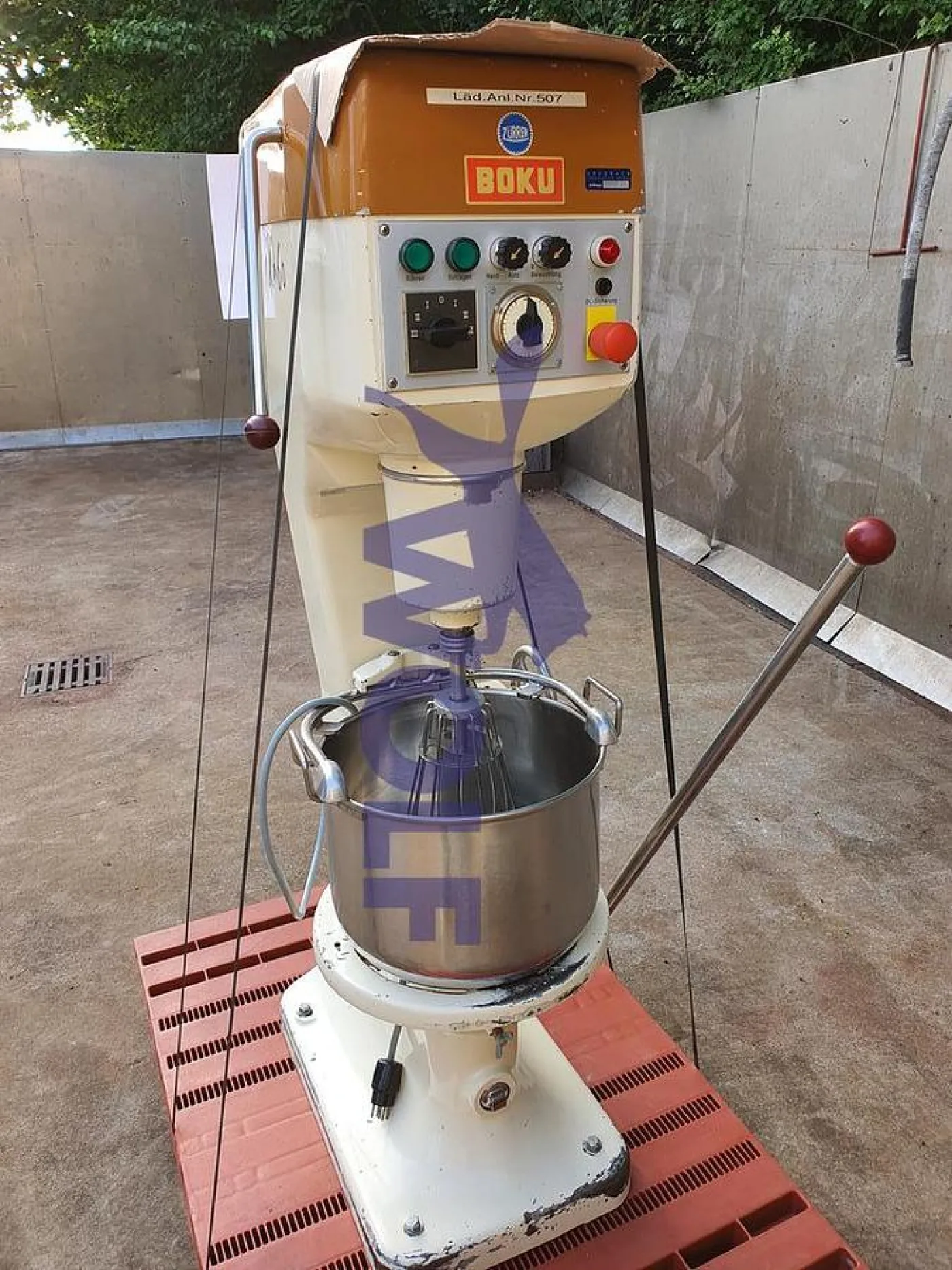 Rühr- und Anschlagmaschine BOKU - mit Edelstahlkessel ca. 40 Liter - 2