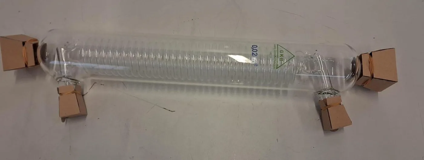 Glas Keller Kühler / Wärmetauscher aus Borosilikatglas - 2