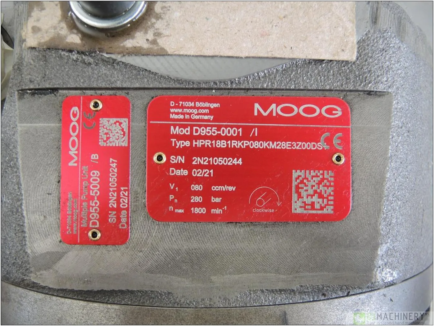 2021 MOOG D955-001 AI1374 - 5